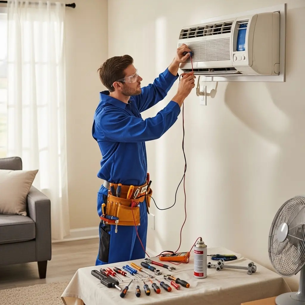 Akyurt Hisense Hisense klima gaz dolumu ve bakım – Enerji verimliliği artırıldı. - Teknik servis örneği